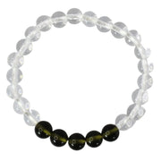 Phenakite and Moldavite Bracelet: Meditation Awareness